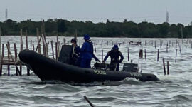 Pembongkaran Pagar Laut di Perairan Tangerang, 154 Personel dan 10 Kapal Dikerahkan (Humas Polri)