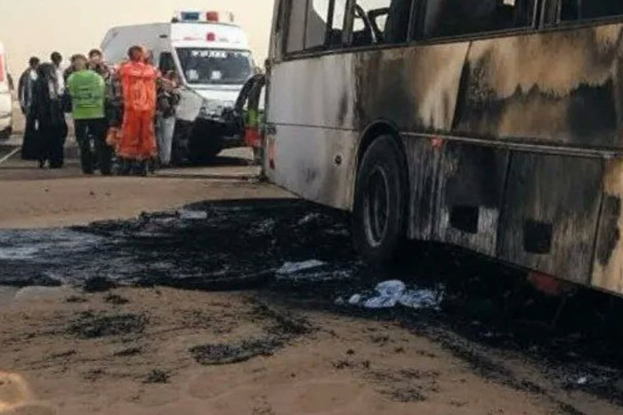 Bus Jemaah Umrah Asal Indonesia Kecelakaan, Ini Kronologi dan Respons Menag (Tangkapan Layar)