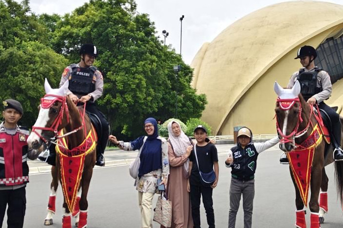 Satgas Preventif Polri Kerahkan Personel dan Satwa K9 Amankan Jakarta Saat Lebaran (Humas Polri)