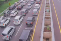 Tol Cipali Mulai Padat! Contra Flow Diberlakukan di KM 162–169, Ini Penjelasannya (ASTRATolCipali)
