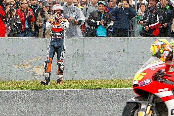Crash Kontroversial MotoGP Spanyol, Lahirnya Sindiran Terpedas Buat Rossi (MOTOGP)