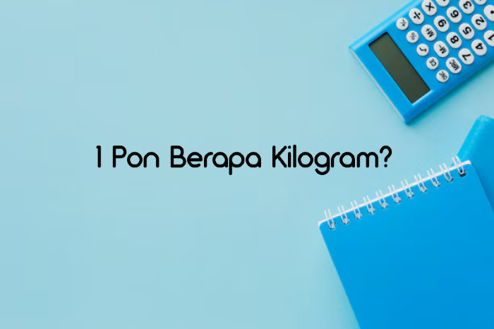 1 Pon Berapa Kilogram? Ini Jawaban Lengkapnya!