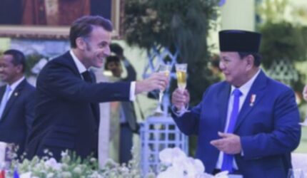 Letkol Teddy Buka Suara, Minuman Prabowo-Macron Bukan Alkohol?