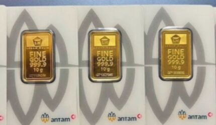 Harga Emas Antam Turun, Rp 1.888.000 per Gram
