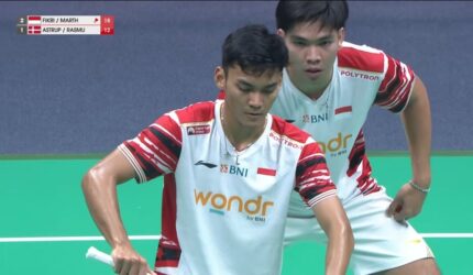 Sudirman Cup 2025: Fikri/Daniel Bawa Indonesia Juara Grup, Taklukkan Denmark