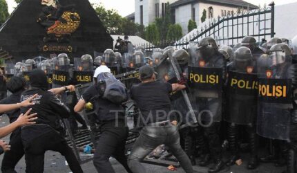 Demo Buruh Semarang: Polisi Curiga Adanya Provokator Kelompok Anarko