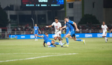 Malut United Gagalkan Pesta Juara Persib, Ini Fotonya!