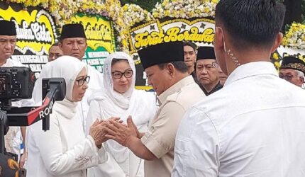 Prabowo Subianto Berduka, Melayat Almarhum Eddie Nalapraya