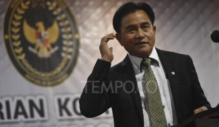 Menko Yusril Ungkap Alasan Perpu Perampasan Aset Belum Mendesak