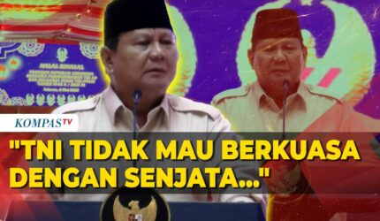 Prabowo Subianto: Purnawirawan TNI Berpolitik Karena Ini