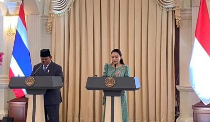 Prabowo Subianto Bertemu PM Thailand: Perangi Kejahatan Transnasional!