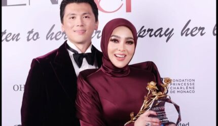 Syahrini Bersinar di Cannes: Reino Barack Bangga Istri Raih Penghargaan