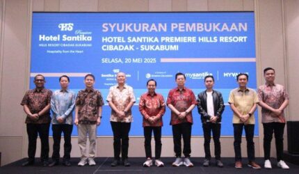 Hotel Santika Premiere Cibadak-Sukabumi Resmi Dibuka untuk Wisatawan