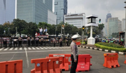 Demo di Patung Kuda Jakarta Pusat Hari Ini: Polisi Imbau Warga Hindari Monas