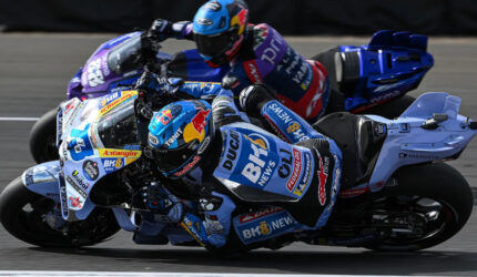 MotoGP Inggris: Marquez Kecelakaan, Alex Marquez Ukir Rekor Baru di Latihan Bebas