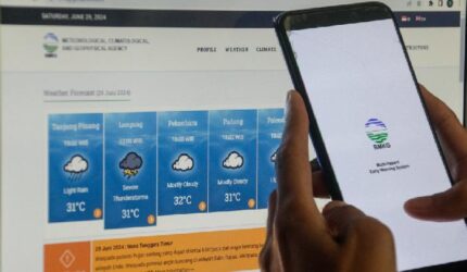 BMKG Imbau Waspada Hujan Lebat di Empat Daerah 2-5 Mei