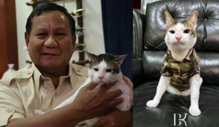 Momen PM Albanese Kalungkan Syal Kecil ke Bobby Kertanegara