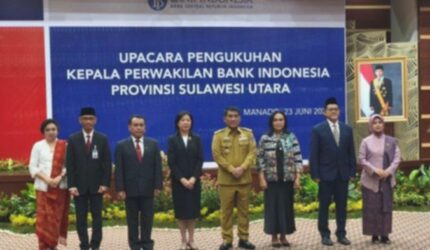 Yulius Selvanus di Pengukuhan Kepala BI Sulut: Jaga Stabilitas Ekonomi!