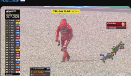 Hasil FP1 MotoGP Belanda 2025 – Marc Marquez bak Bukan Manusia, Kesialan Tak Ada di Kamus Si Alien
