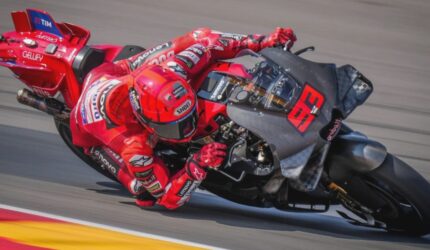Marquez Cuek, Bagnaia Dominasi Tes Aragon, VR46 Ikutan?