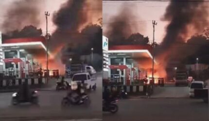 Sepeda Motor Hangus Terbakar di SPBU Kefamenanu: Kronologi Kejadian