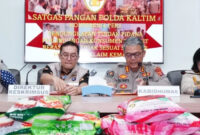 Beras Bermerek Premium Ternyata Oplosan, Polisi Bongkar Penipuan di Balikpapan (Media Polri)