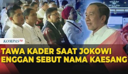 Jokowi ‘Lupa’ Kaesang di Pidato, Kader Auto Ngakak!